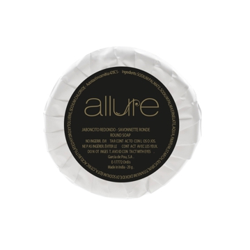 Sabonete retangular 20g 52x10mm em saqueta Allure 10x50 un