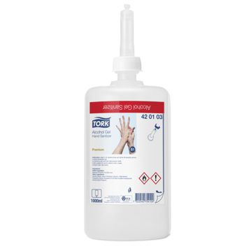 Gel de mos desinfectante com alcol Tork Premium 6x1Lt