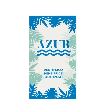 Pasta de Dentes em Saqueta Azur 3ml 80x45mm 500 un