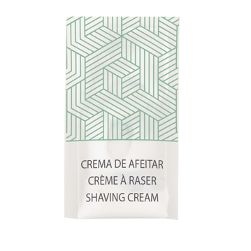 Creme de barbear em Saqueta Therapy 5ml 80x45mm 500 un