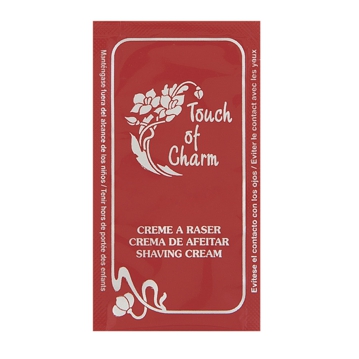 Creme de barbear em Saqueta Touch of Charm 5ml 80x45mm 4x500 un