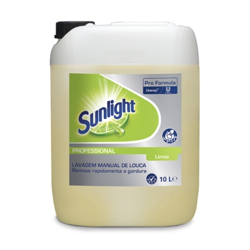 Detergente para Lavagem manual da Loua Sunlight Pro formula Limo 10L