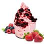Gelado de Iogurte e Morango