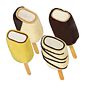 Gelado Pau Pinopinguino Duplo