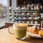 Latte com Caf� ou Matcha e Pumpkin Spice