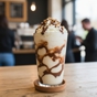 Frapp� de Chocolate Branco e Chocolate/Avel�