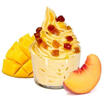 Gelado de Iogurte e Manga