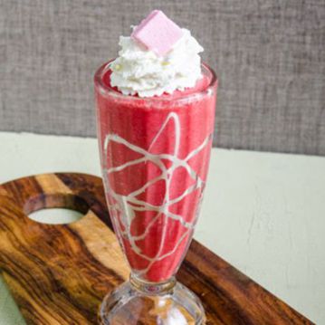Batido de Framboesa com PinoPinguino Branco
