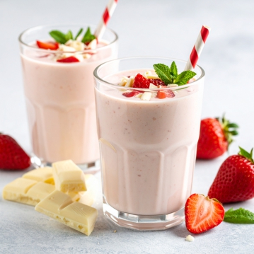 Smoothie Strawberry Banana Split