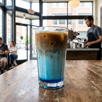 Blue Iced Latte