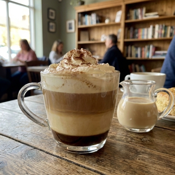 Latte com Caf� ou Matcha e Irish Cream